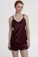 Пижама Mia-Amore 4592 "Lilirose" бордовый