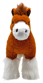 Мягка игрушка символ года конь "Святогор Отважный" h 23 см