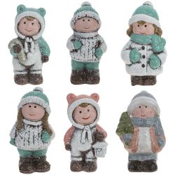 GAEM Фигурка декоративная "Ребенок" (блок 24шт), L4 W3 H6,5 см, 6в.