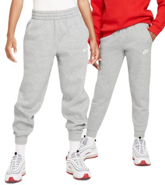 Штаны для девочки теннисные Nike Kids Club Fleece Jogger - серый