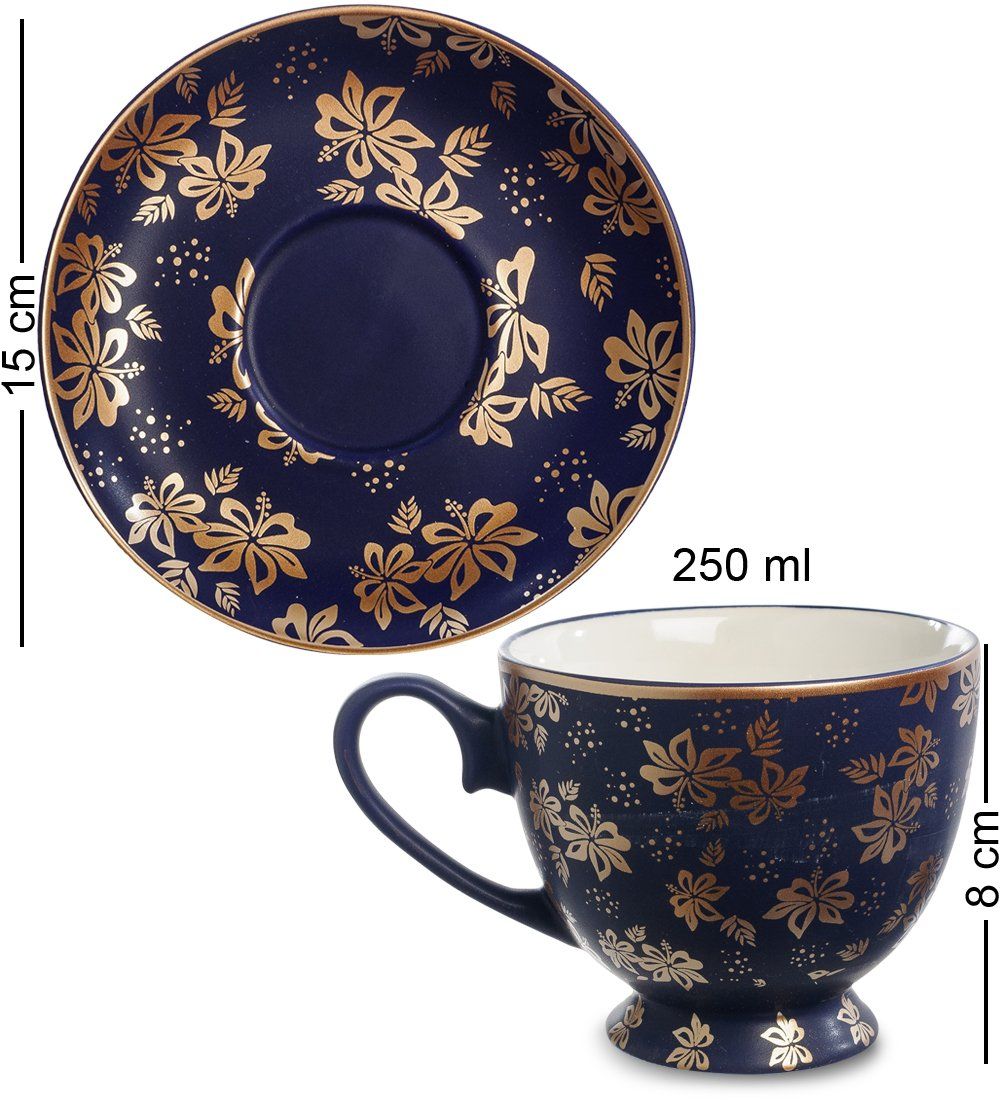 Love Drinks ML-18 Чашка «Элитная» 250мл с блюдцем в подарочной коробке