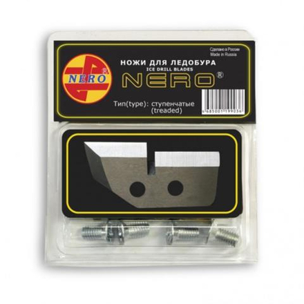 Ножи для ледобура NERO ступенчатые 110 мм с левым вращением