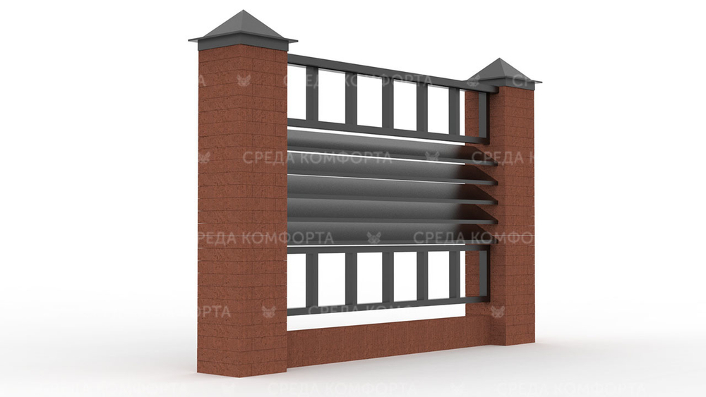 Забор жалюзи ZBR0130