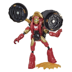 Avengers Bend and Flex F0244  - Автомобиль Мотоцикл 2 в 1 + Фигурка Железного человека 15 см