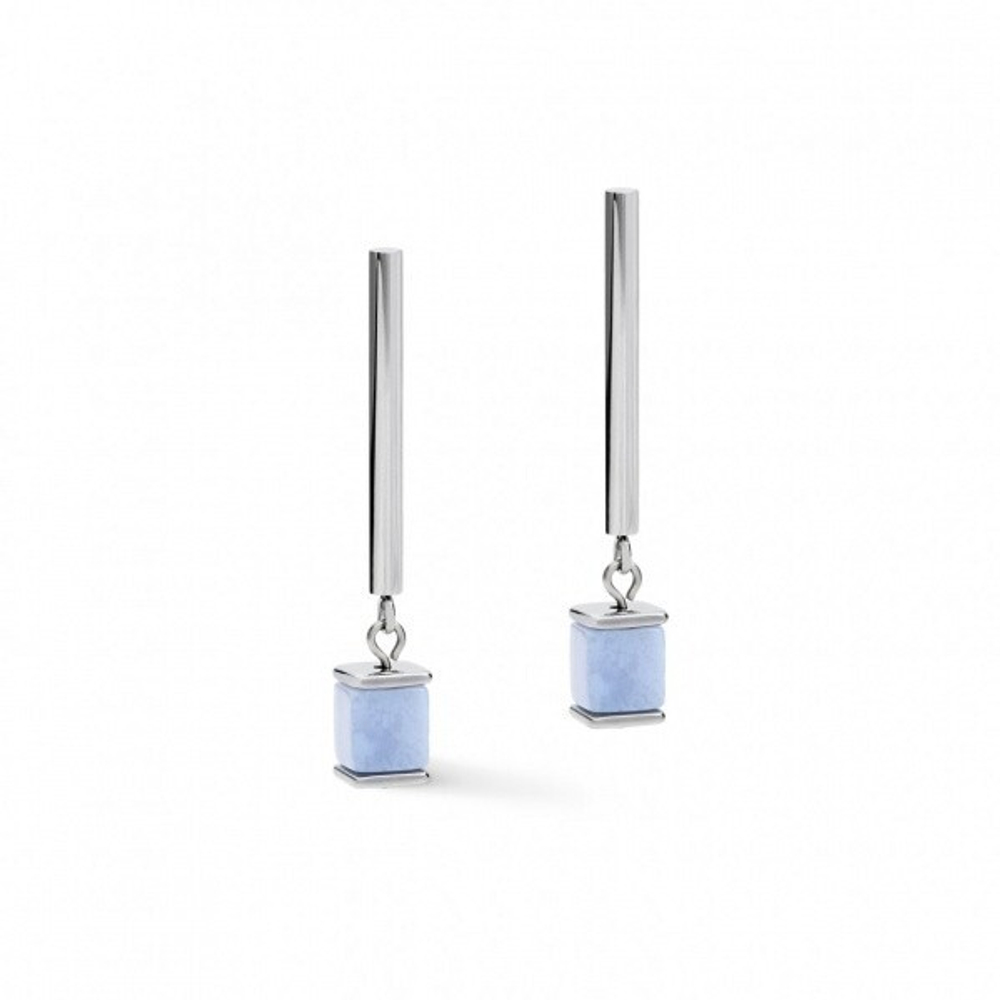 Серьги Coeur de Lion Blue-Beige 5059/21-0710 цвет голубой