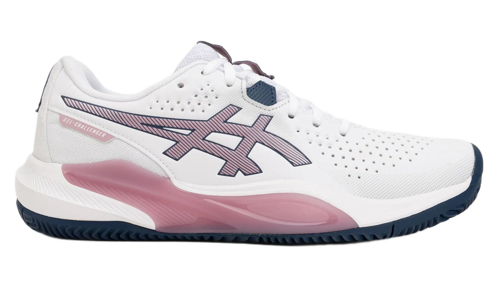 Женские Кроссовки теннисные Asics Gel-Challenger 15 Clay - white/taro purple