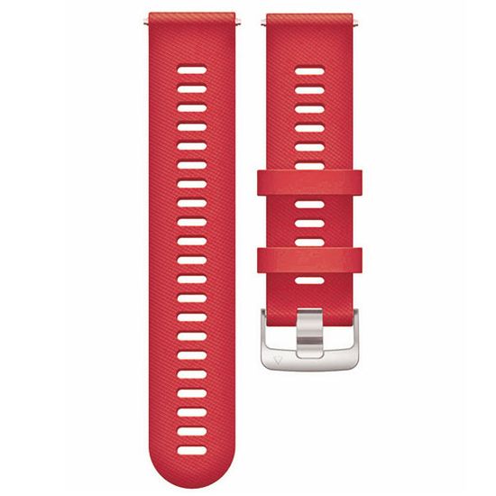 Ремешок Quick Release 22 мм силиконовый для Garmin Forerunner 255 / 265 / 745, Venu 2, Vivoactive 4 быстросъемный (Красный)