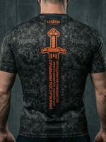 Футболка тренировочная мужская LEGENDA Миссия черная