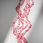 Кварц "с румянцем" натуральный, 6,6мм, бусины в форме шара