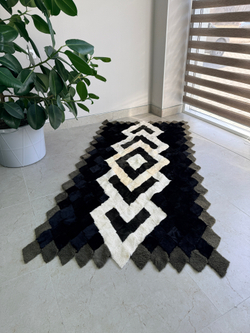 Покрывало меховое ковер из шкуры овчины