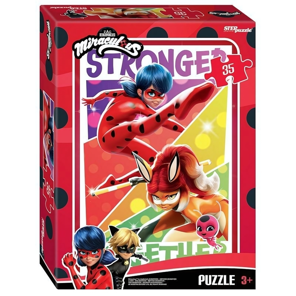 Пазл 35эл. "Леди Баг и Супер-Кот" (Степ пазл)