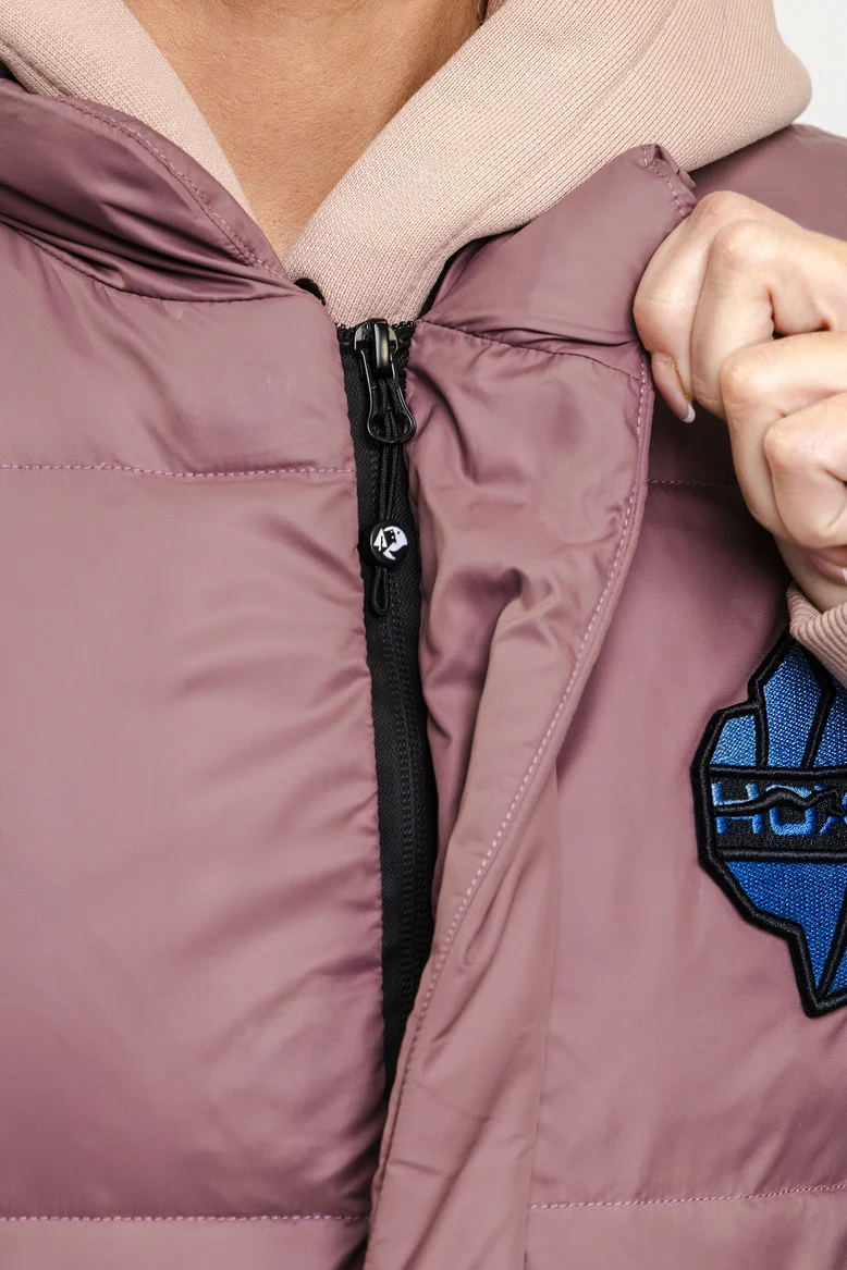 Жилет "НОХО" утеплённый, унисекс, цвет "Лиловая дымка"