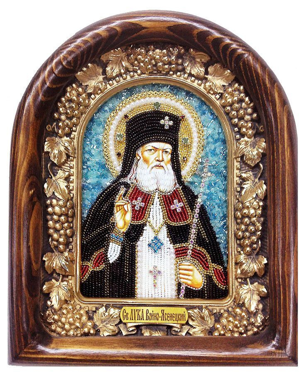 Икона Святой Лука Войно-Ясенецкий бисер