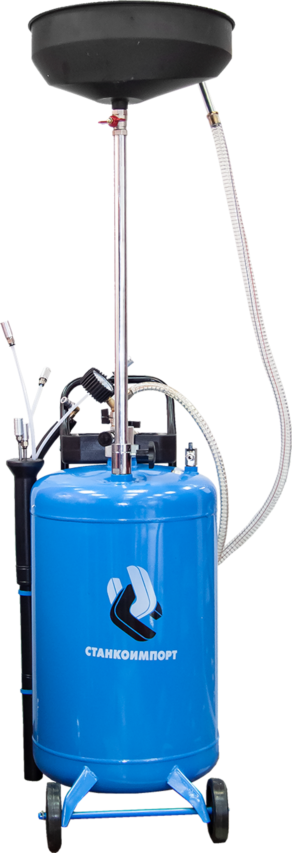 Установка для сбора и замены масла со сливной воронкой и щупами 70 л., MC7002