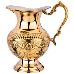 КУВШИН 1500МЛ. ЛАТУНЬ ВЫСОТА=23 СМ (КОР=16ШТ.)