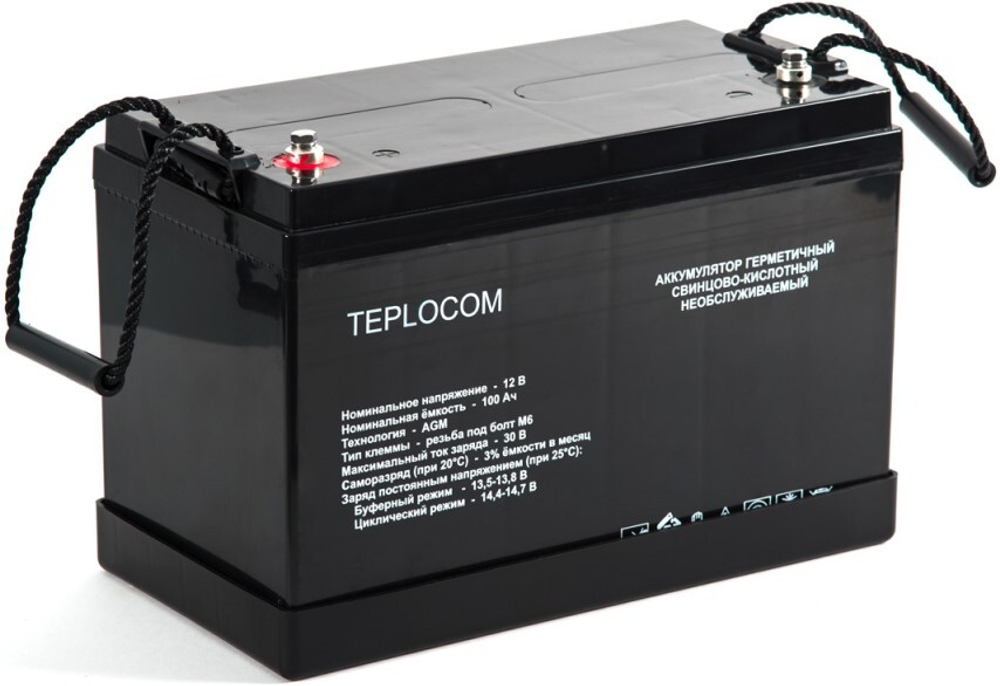 Аккумулятор  Бастион TEPLOCOM 100Ач