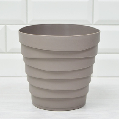 Кашпо Бархан 2,25л, мокачино