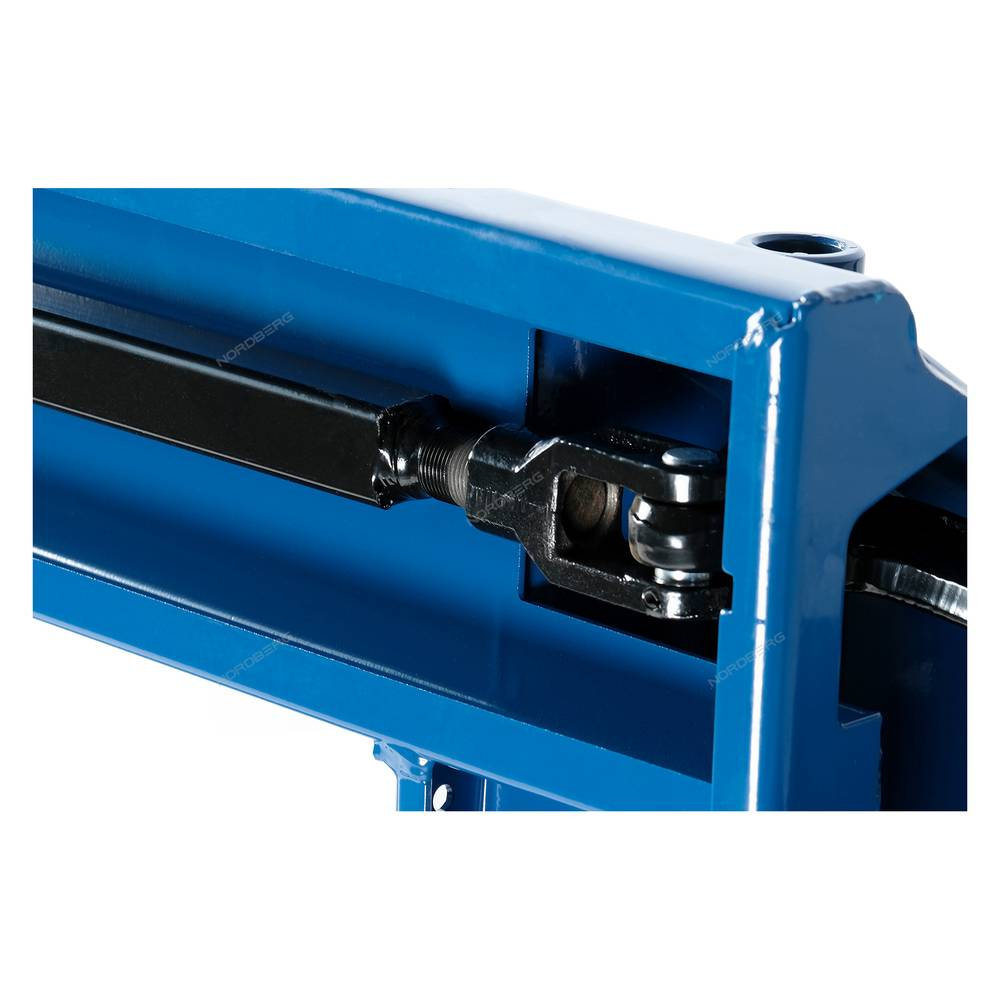 Тележка складская гидравлическая 2,5 т, усиленная, с резиновыми колесами NORDBERG N3901-25R