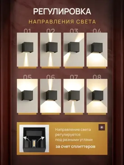 Светильник уличный настенный, бра