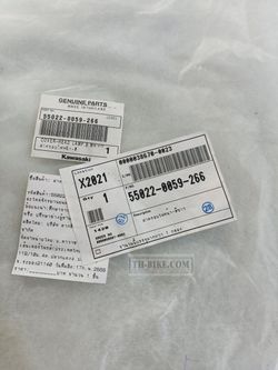 55022-0059-266. COVER-HEAD LAMP,B.WHITE. KAWASAKI