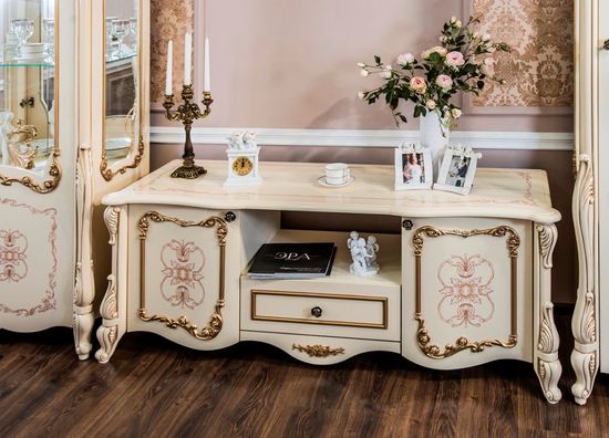 Гостиная модульная ЭНРИКЕ-1 крем глянец