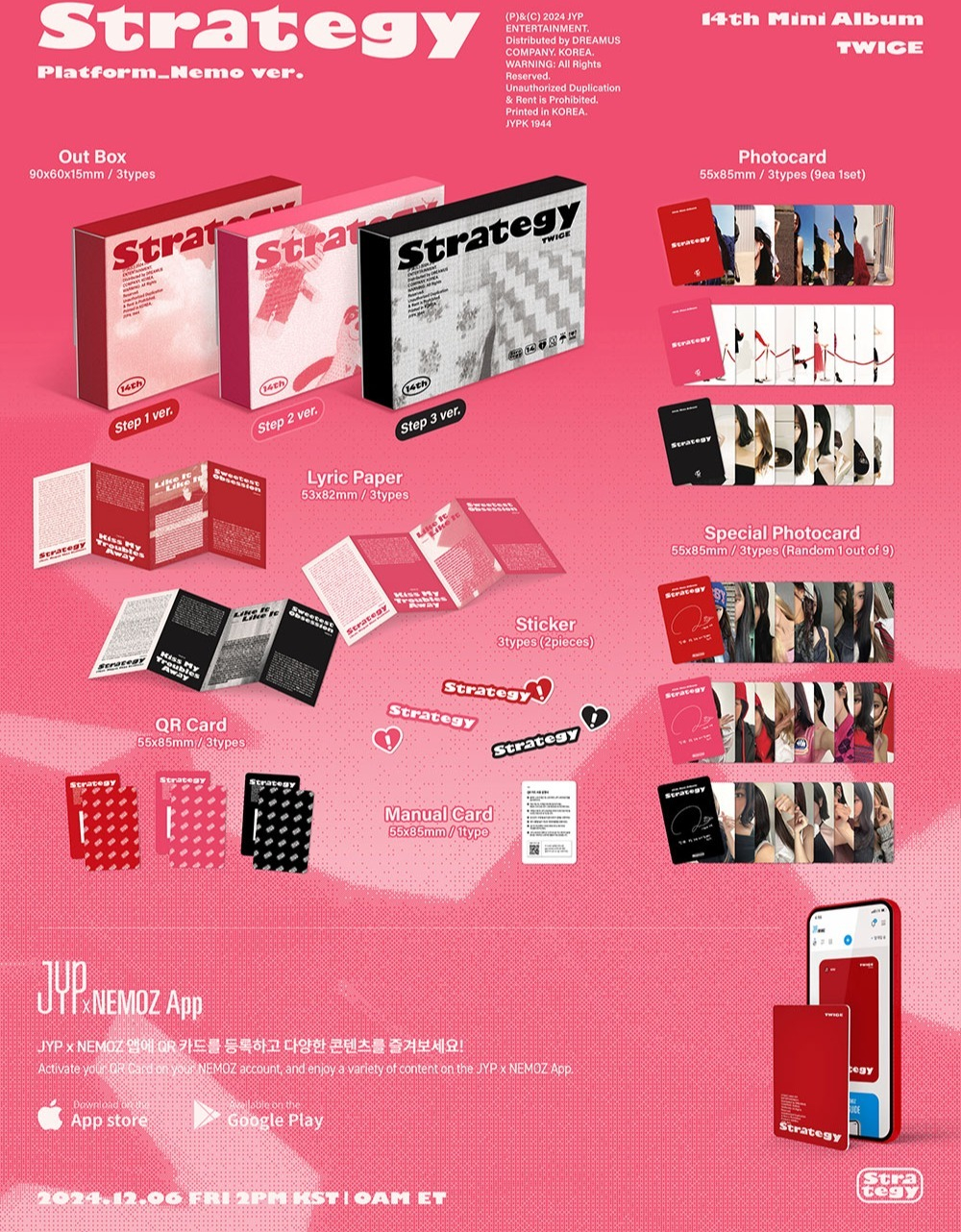 Альбом TWICE - STRATEGY (Platform_Nemo ver)