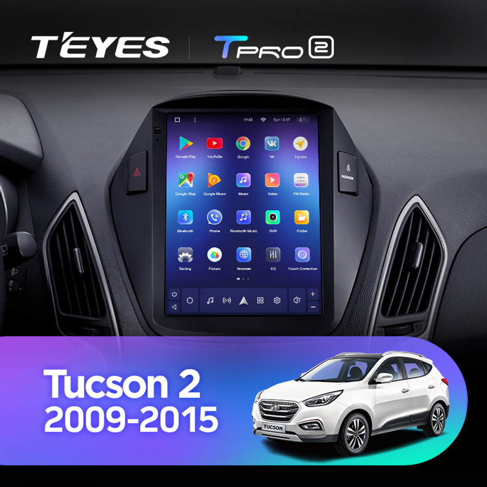 Teyes TPRO 2 9.7" для Hyundai Tucson 2 2009-2015