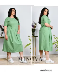Платье 8-353-оливка Minova