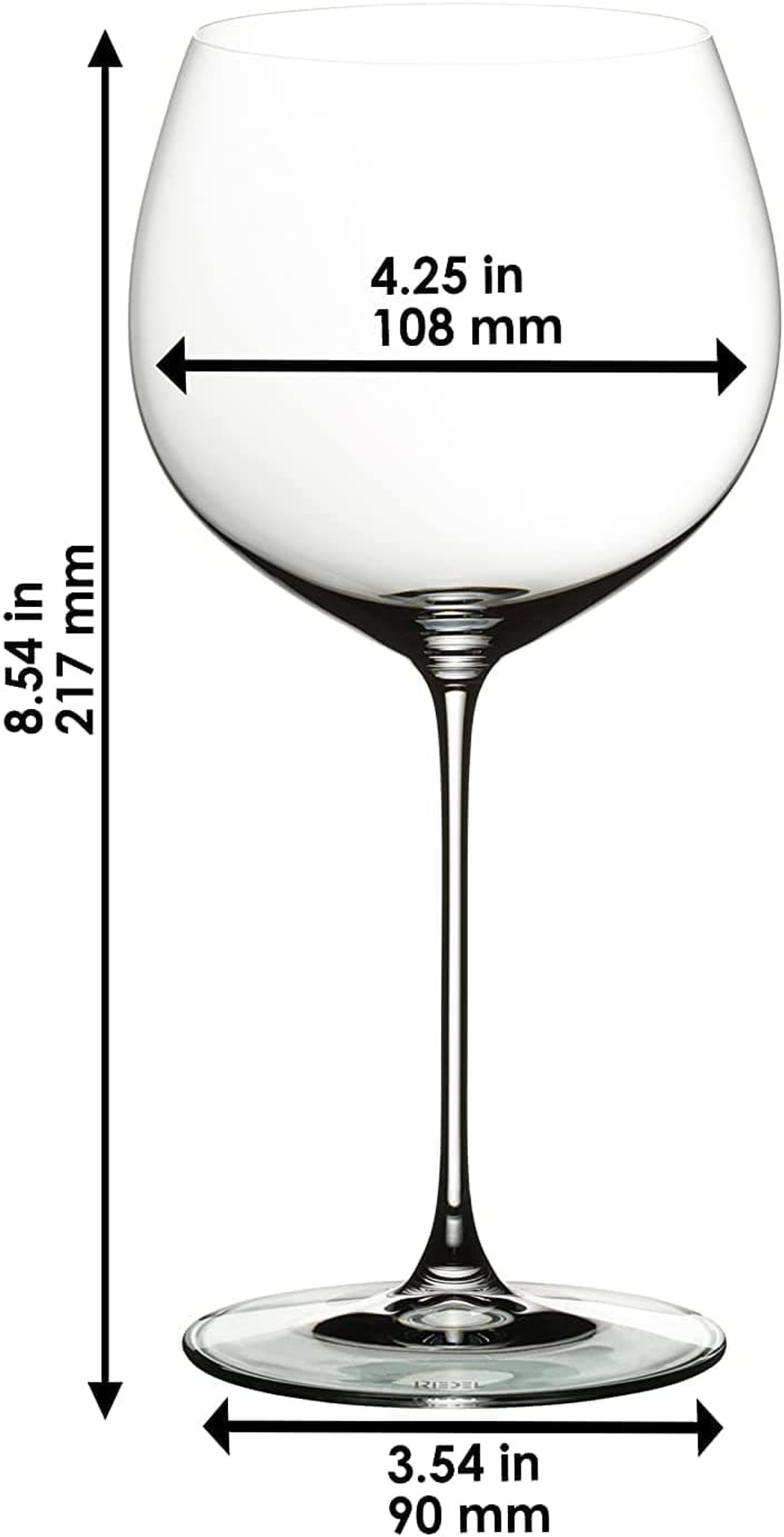 Набор из 2-х бокалов для белого вина Oaked Chardonnay Veritas 620 мл Riedel
