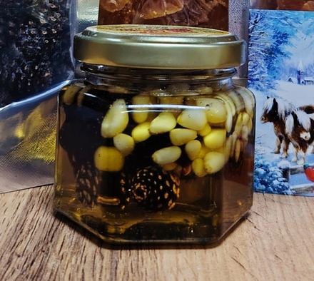 Таёжный микс с байкальской клюквой в меду 100 мл