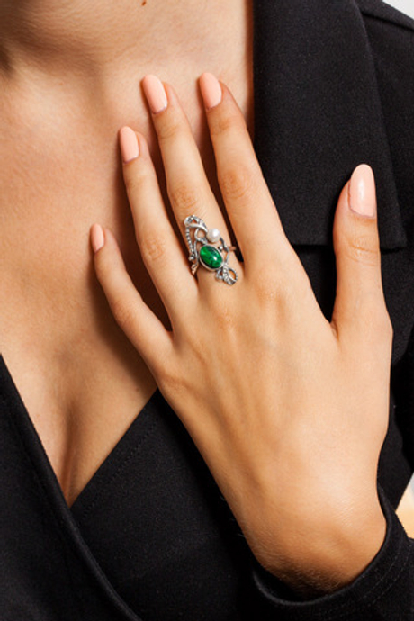 "Романс" кольцо  из коллекции "Самоцветы" от Jenavi