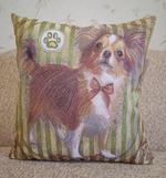 Декоративный гобеленовый чехол Чихуахуа 47х47