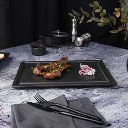 Блюдо прямоугольное 33*24 см h1,7 см для стейка   P.L. Proff Cuisine [1]