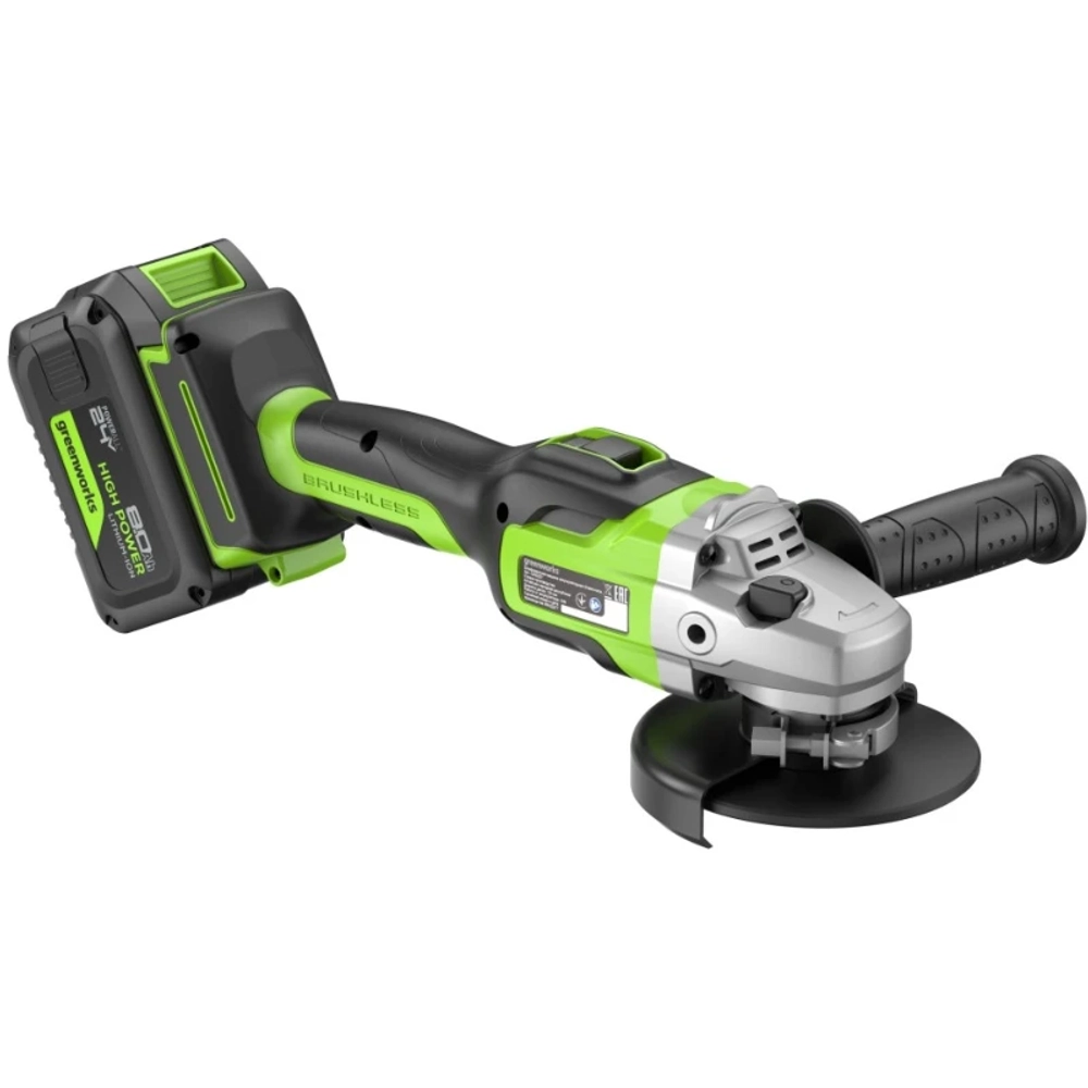 Greenworks GD24AG угловая шлифовальная машина (1 x 8 Ач, ЗУ) 3200207CUH
