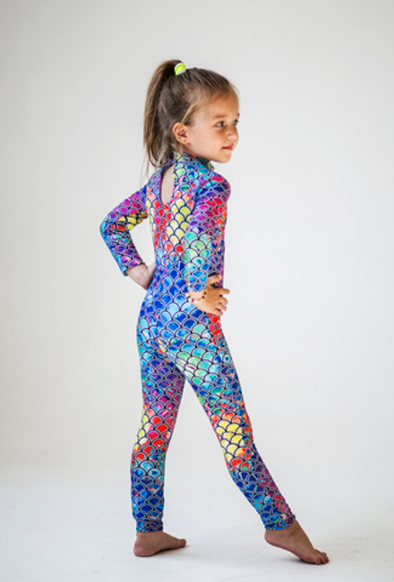 Комбинезон для воздушной гимнастики "Русалочка" бифлекс
