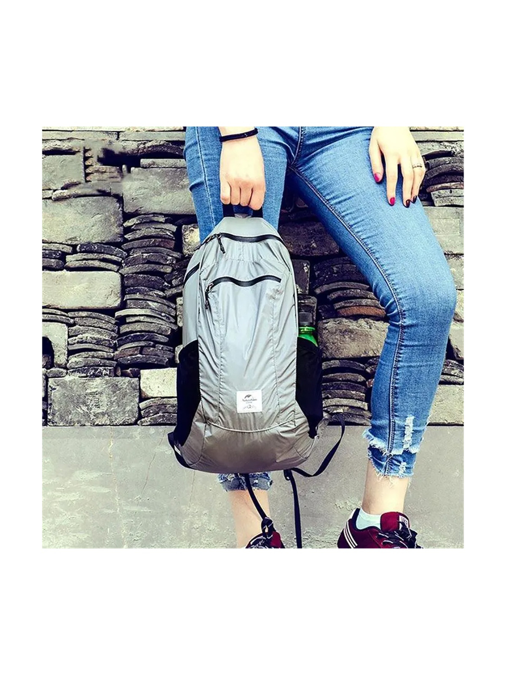 Рюкзак Naturehike 18L NH17A012-B Ultra-Light компактный серый