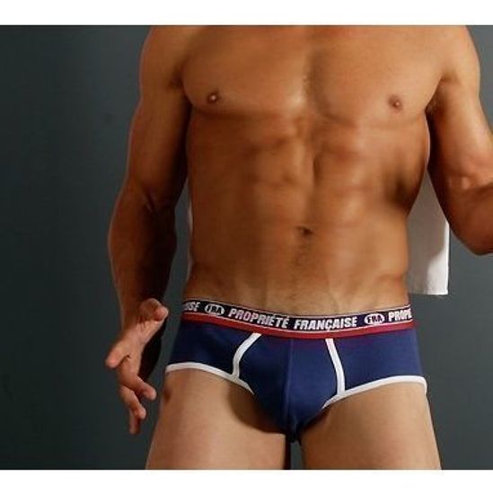 Мужские трусы брифы Aussiebum Patriot Property of France Dark Blue AB00119