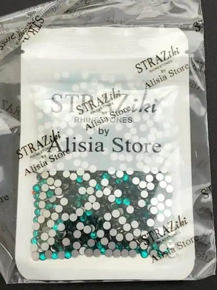 Стразы холодной фиксации стекло ss16 Green Zircon