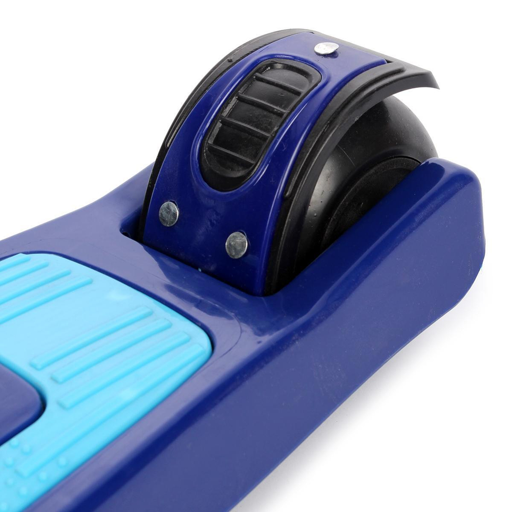 Самокат 3-х колесный, свет, звук, 03Д (синий)