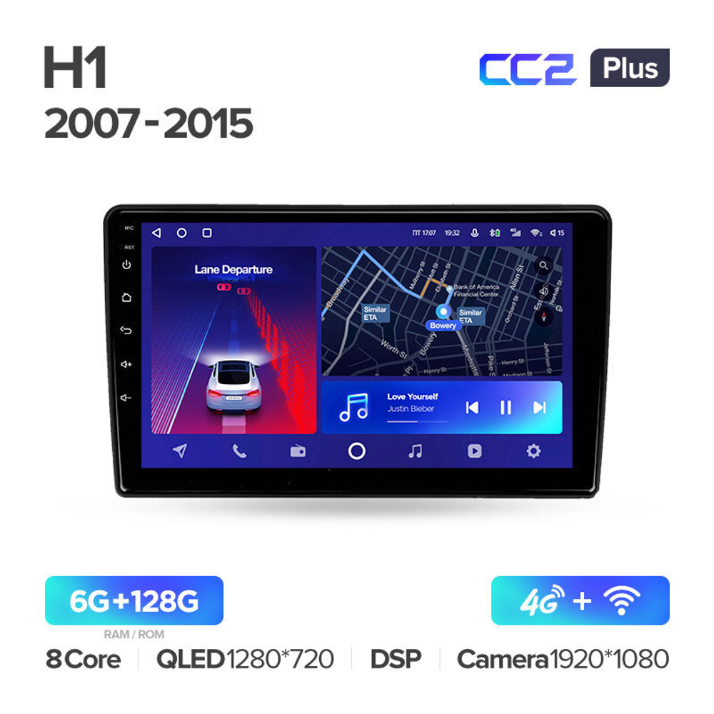 Teyes CC2 Plus 9" для Hyundai H1 2007-2015