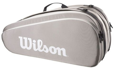 Сумка теннисная Wilson Tour 6 PK Racket Bag - stone