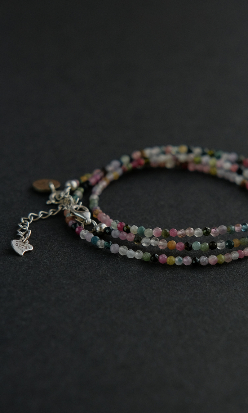 Цепочка "Memo about Energy" из турмалина 47-54 см