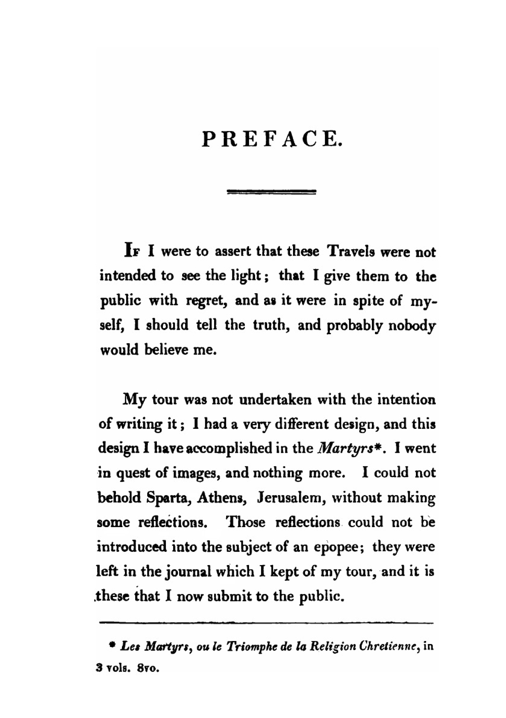 Travels in Greece, Palestine, Egypt, and Barbary During the Years 1806 and 1807. Volume 1 | François-René Chateaubriand