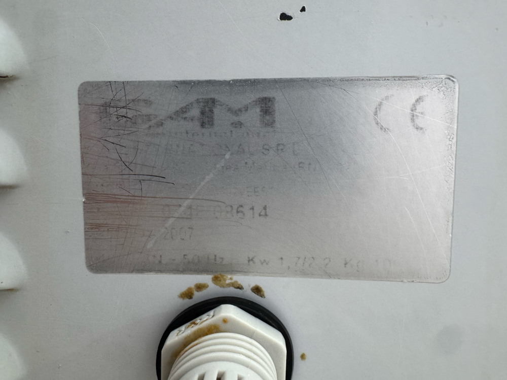 Тестомес спиральный GAM S-40-2S-C