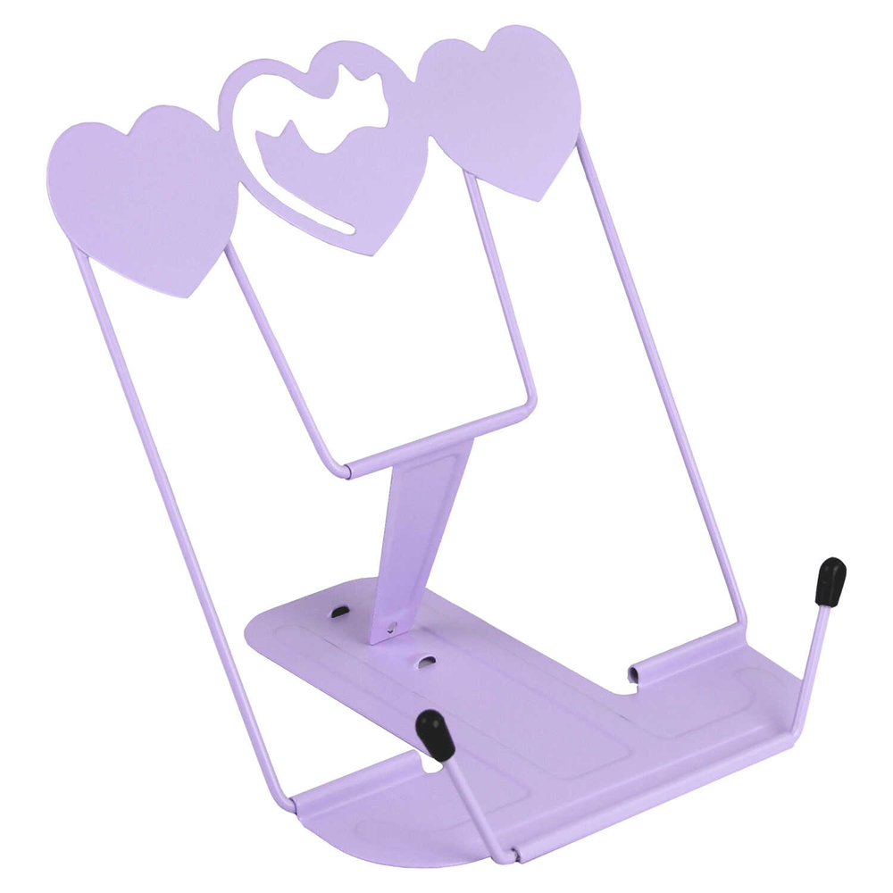 Подставка для книг и учебников Феникс+, 17.5x18x15 см, окрашенный чёрный металл,