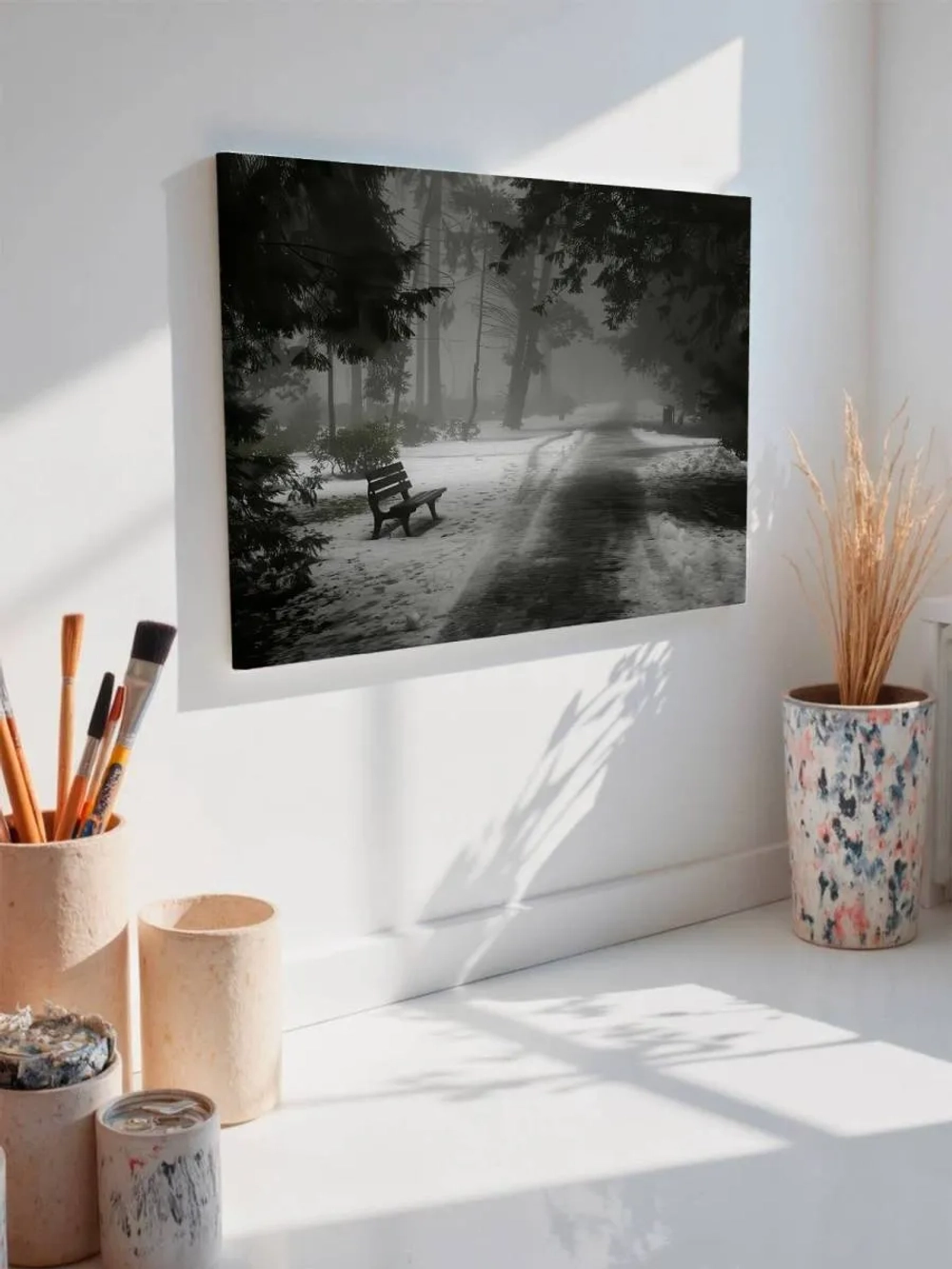 Картина на стену 40 X 50 Зимний парк