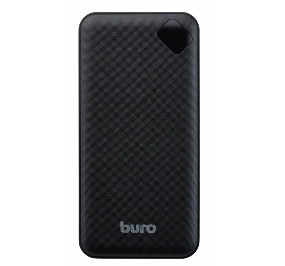 Мобильный аккумулятор Buro BP20E 20000mAh 2.1A 2xUSB черный (BP20E10PBK)