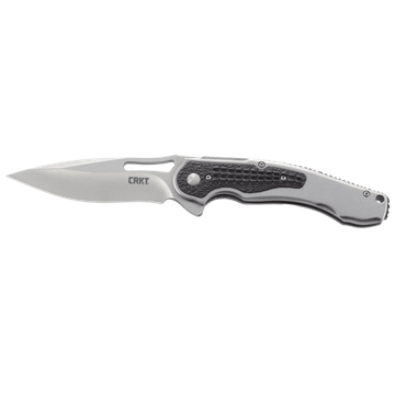Складной нож CRKT 5480 Carnufex c клинком из стали 8Cr13MoV, рукоять G10 / Stainless Steel