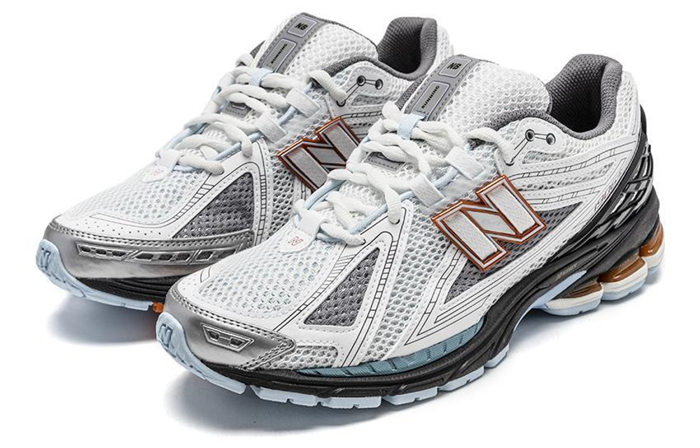 New Balance NB 1906R wear-resistant, non-slip, breathable, low-cut casual shoes for men and women with the same style of white and black