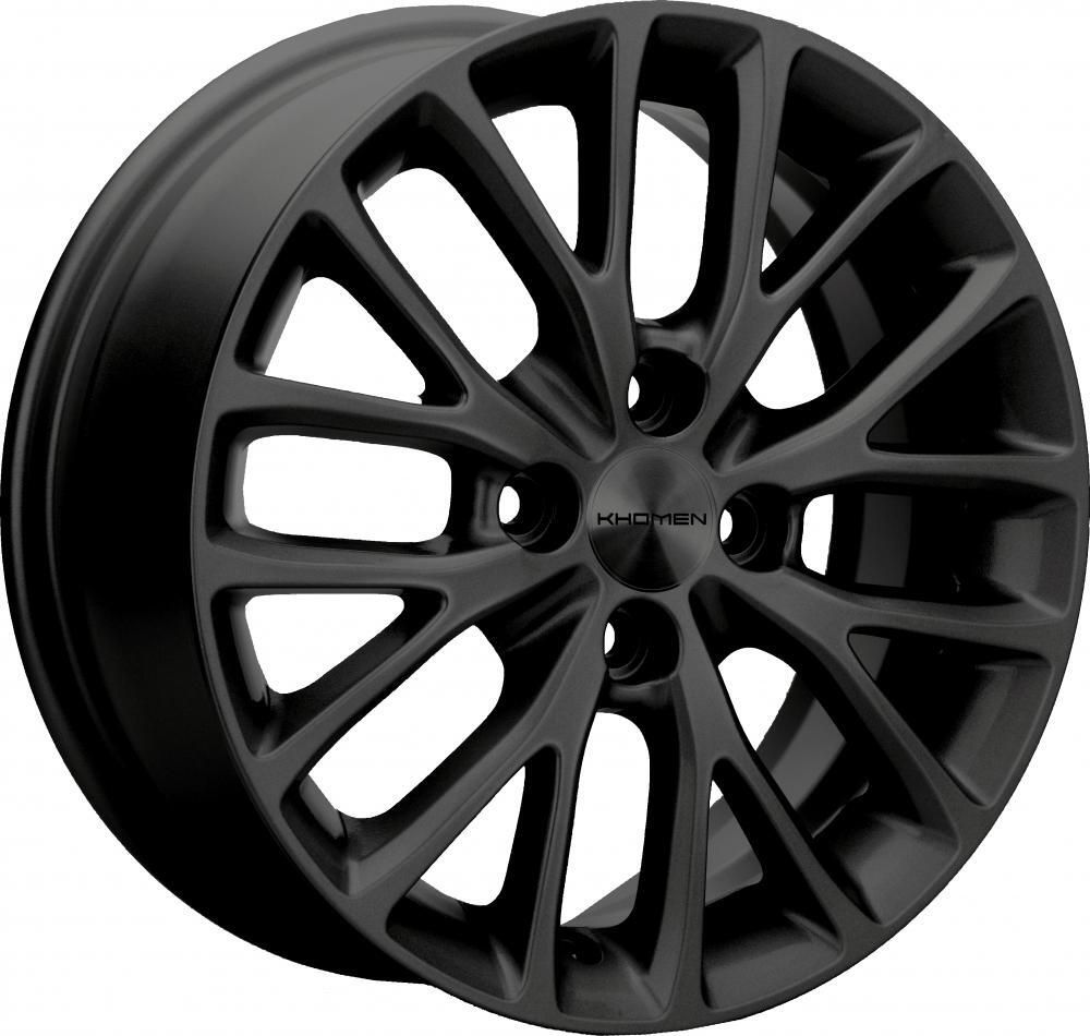 Khomen 1506 6x15 4x100 ET 37 Dia 60.1 (черный)